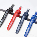 Retractable durable large volumn smooth  black red blue 0.5mm push gel writing pen